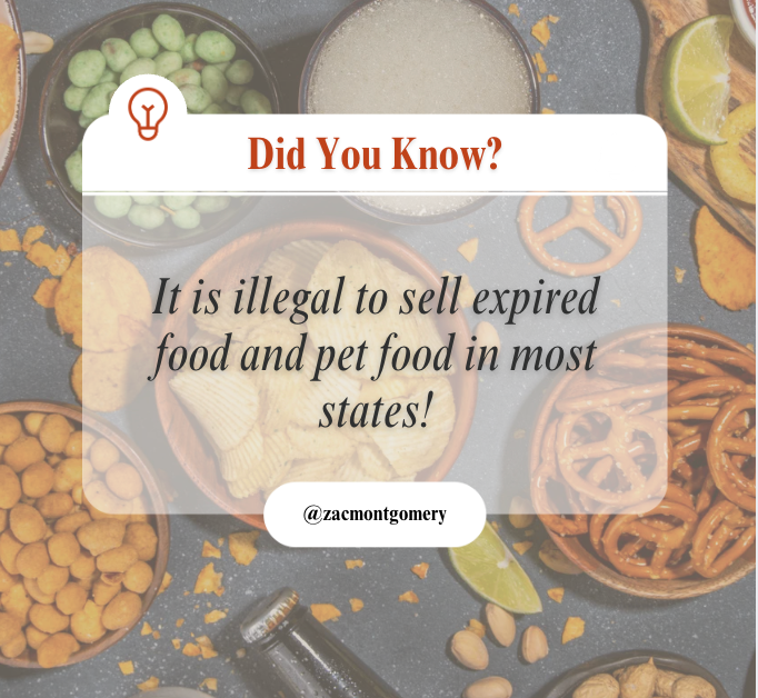Selling Expired Food and Pet Food: Worth the risk?