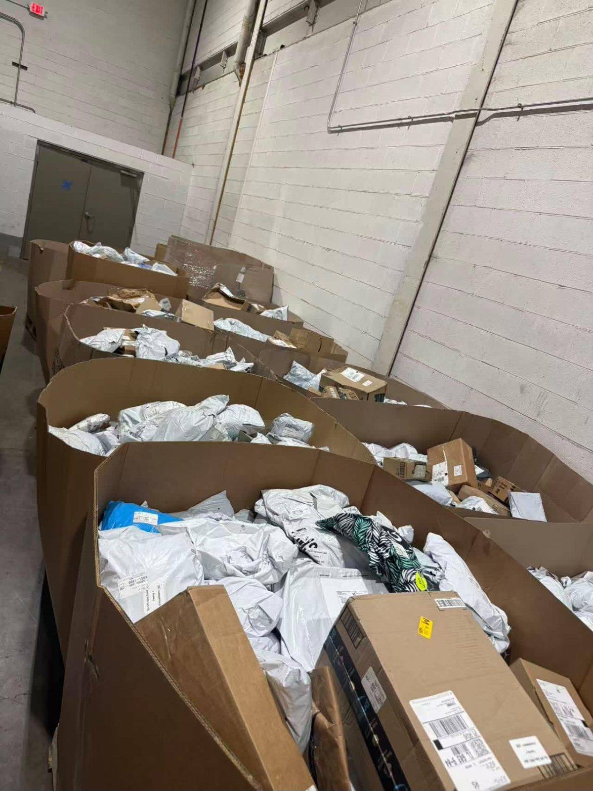 Unclaimed Mail Gaylords - 200+ Pieces Per Gaylord
